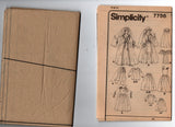 Simplicity 7756 Womens Renissance Royalty Costume 1990s Sewing Pattern Size 4 - 8 UNCUT Factory Folded