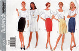 Butterick 3380 Womens High Waisted Skirts 1990s Vintage Sewing Pattern Size 12 - 16 UNCUT Factory Folded
