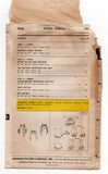 Advance 3056 Womens Retro Half Aprons in 3 Styles 1960s Vintage Sewing Pattern ONE SIZE
