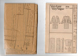 Very Easy Vogue 7916 Womens Straight Dress with Wide Waist Ties & Jacket 1990s Vintage Sewing Pattern Size 8 - 12 UNCUT Factory Folded