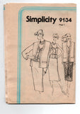 Simplicity 9134 CATHY HARDWICK Womens Skirt Jacket & Camisole 1970s Vintage Sewing Pattern Size 12 Bust 34 Inches