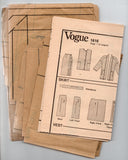 Vogue Paris Original 1616 GUY LAROCHE Womens Jacket Vest & Skirt 1980s Vintage Sewing Pattern Size 12 Bust 34 inches