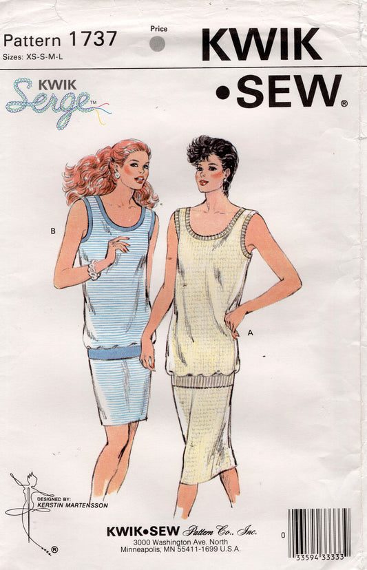 Kwik Sew 1737 vintage sewing pattern