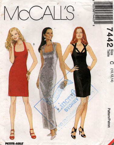 McCall's 7442 vintage sewing pattern