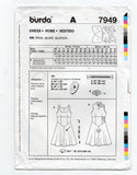 Burda 7949 Womens Sleeveless Fit & Flared Dress Out Of Print Sewing Pattern Sizes 6 - 18 UNCUT Factory Folded