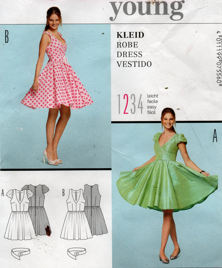 Full Skirt Dress Sewing Pattern Full Skirt Dress Sewing Pattern