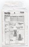 Burda Young 7556 Womens Fifties Style Full Skirt Dress Sewing Pattern Sizes 6 - 18 UNCUT Factory Folded