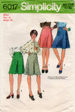 Simplicity 6017 Womens Easy A Line Skirts 1970s Vintage Sewing Pattern Size 14 or 16