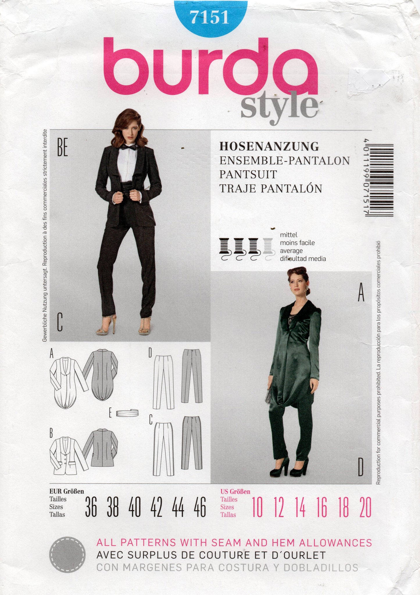 Burda Style 7151 