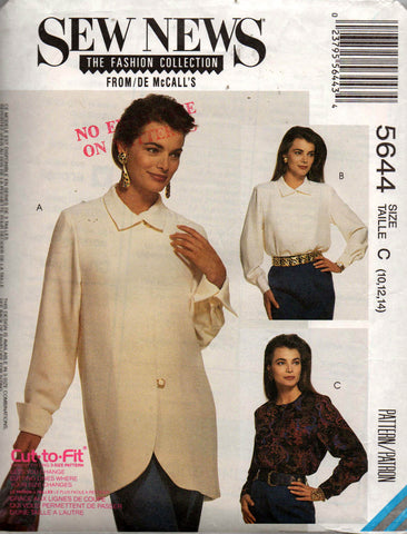 McCall's 5644 90s blouses