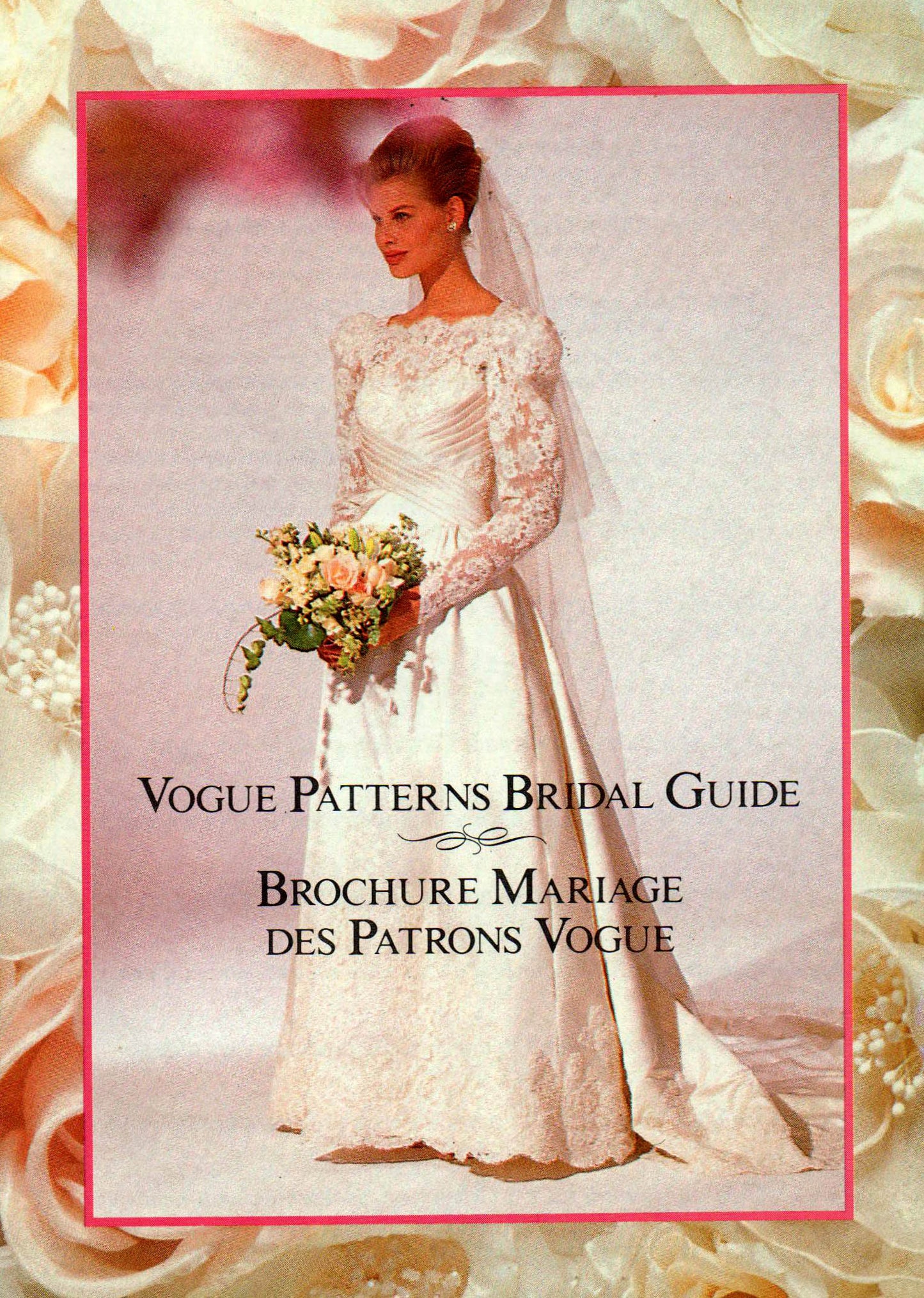 Vogue Bridal Original 1535 BELLVILLE SASSOON Womens Wedding Gown with Cut Out Back 1990s Vintage Sewing Pattern Size 6 - 10 UNCUT Factory Folds