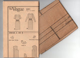 Vogue 9281 Womens Straight Dress 1980s Vintage Sewing Pattern Size 18 - 22 UNCUT Factory Folded