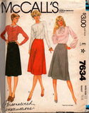 McCall's 7634 80s wrap skirts