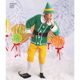 Simplicity 2542 Womens Mens UNISEX Christmas Costumes Santa Mrs Claus Elves Sewing Pattern Sizes L, XL UNCUT Factory Folded