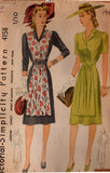 simplicity 4158 1940s dress