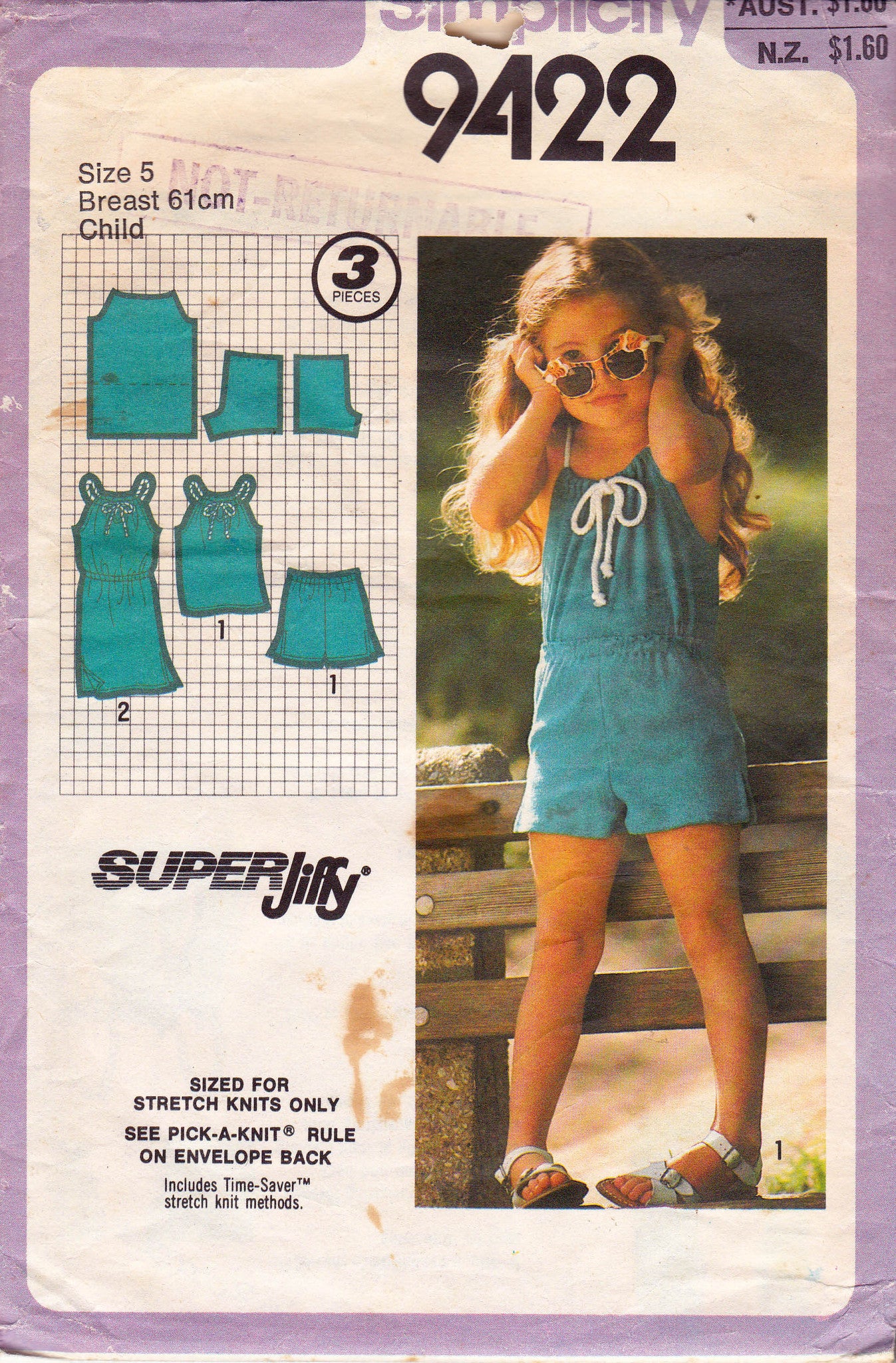 Simplicity 9422 vintage sewing pattern